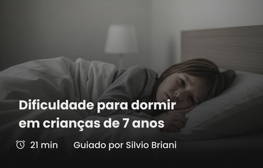 Dificuldade para dormir em crianças de 7 anos